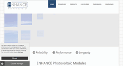 Desktop Screenshot of enhance-photovoltaics.com